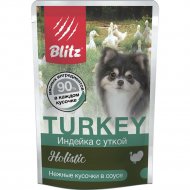 Корм для собак «Blitz» Turkey, 4551, для мелких пород, индейка с уткой, 85 г
