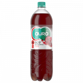 На­пи­ток нега­зи­ро­ван­ный «Aura» с соком гра­на­та, 1 л