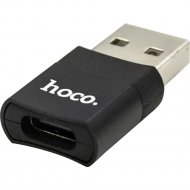 Адаптер «Hoco» UA17, USB - Type-C, черный
