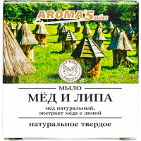 

Мыло твердое натуральн."МЕД и ЛИПА",85гр