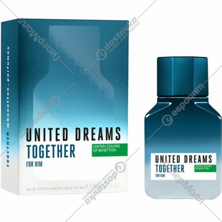 Туалетная вода «Benetton» United Dreams Together, мужская, 100 мл