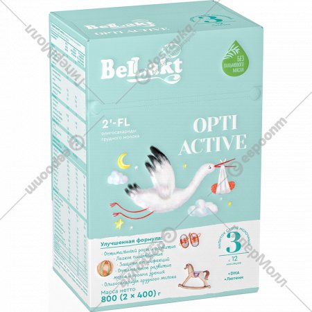Смесь сухой молочный «Беллакт» Opti Active 3, с 12 месяцев, 800 г