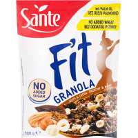 

Хлопья"SANTE GRANOLA FIT"(орех/какао)300