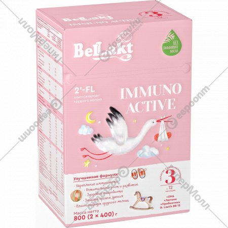 Смесь сухой молочный «Беллакт» Immuno Active 3, с 12 месяцев, 800 г