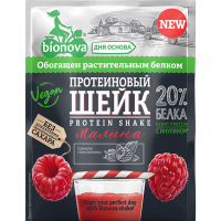 

Протеиновый шейк с малиной "BIONOVA" 25г