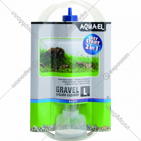 Очиститель грунта «Aquael» Gravel & Glass Cleaner, 222875, р.L, 33 см