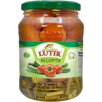 

Ассорти "LUTIK" (овощное в маринаде)670г