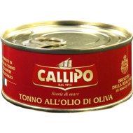 Консервы рыбные Callipo тунц желтоперый филе-ломтики в оливковом масле,160 г