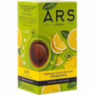 Чай черный «ARS Longa» байховый со вкусом лимона, 25 шт