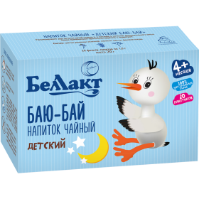 Чай дет­ский «Бел­лак­т» Баю-бай, 20x1 г