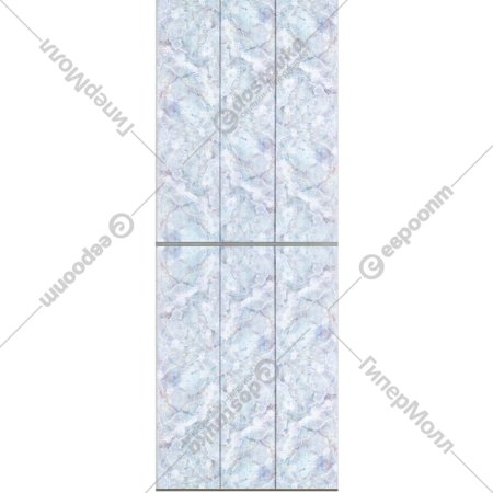 Экран-дверка «Comfort Alumin» Плитка, голубая, 200х73 см