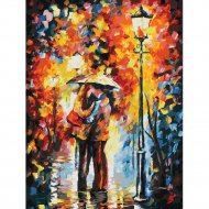 Картина по номерам «Белоснежка» Поцелуй под дождем, 3015-CS