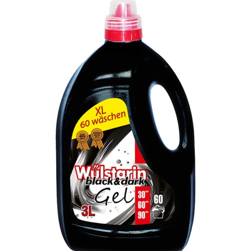 Гель для стирки «Wulstarin» для черного, 60 стирок, 3 л