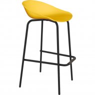 Барный стул «Sheffilton» SHT-ST19/S29, желтый/черный муар