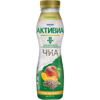 

Биойогурт"АКТИВИА"(персик/чиа,2.2%)270г