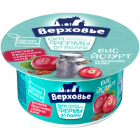 

Биойогурт"ВЕРХОВЬЕ"(клюк,бр,лен2.9%)150г