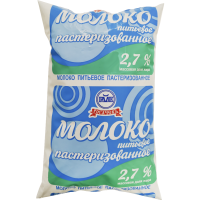 

Молоко паст. 2.7% (п/пл) Рогачев 0.9л