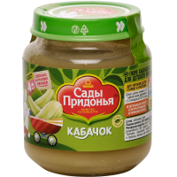 

Пюре "САДЫ ПРИДОНЬЯ"(кабачковое)120г