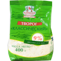 

Творог "КЛАСС" 9% (газ,меш) 400г