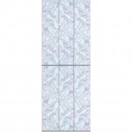 Экран-дверка «Comfort Alumin» Плитка, голубая, 83х200 см