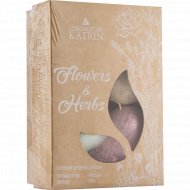 Бурлящие сердечки «Flowers&Herbs» для ванн, 4 шт