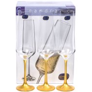 Набор бокалов для шампанского «Bohemia Crystal» Sandra, 6 шт, 200 мл, 382988200