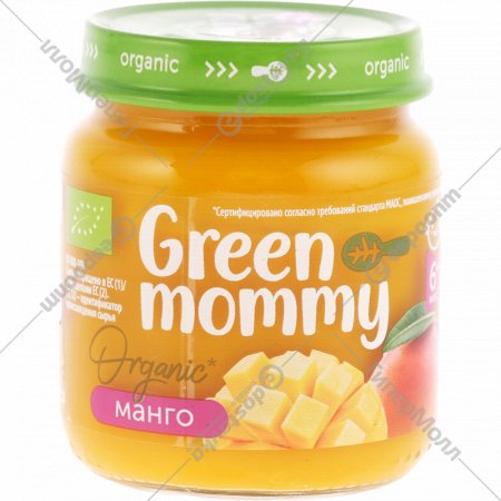 Пюре детское «Green mommy» манго, 90 г