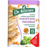 Хлебцы кукурузно-рисовые «Dr.Korner» с прованскими травами, 100 г