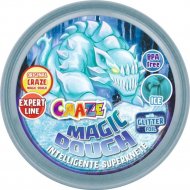Тесто-пластилин «Craze» Magic Dough, 34903.A, голубое-лед, с блеском, 70 г
