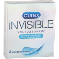 Презервативы «Durex» Invisible, 3 шт