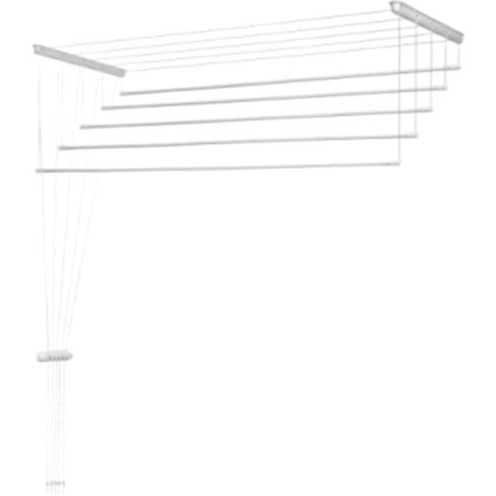 Сушилка для белья Comfort Alumin Euro Premium, 5 прутьев, 2.5 м