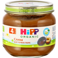 

Слива. Моё первое пюре "HIPP" 80г. 4мес.