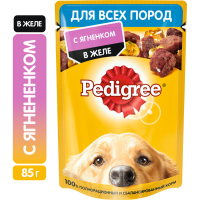 

Корм д/собак "PEDIGREE"(ягненок/желе)85г