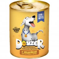 Консервированный корм для собак «Doyzer» с индейкой, 338 г