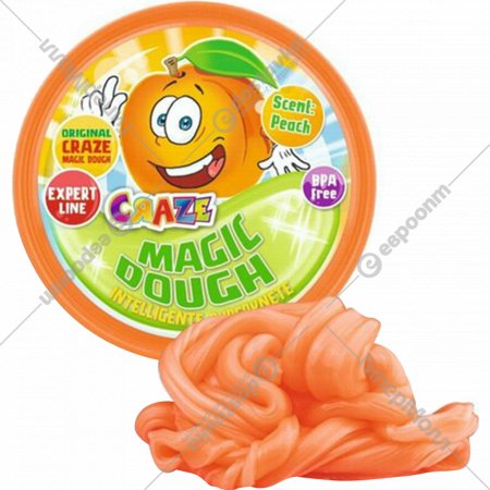 Тесто-пластилин «Craze» Magic Dough, 35368.D, Фруктовая фантазия, оранжевый-персик, 70 г