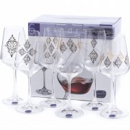Набор бокалов для вина «Bohemia Crystal» S1387/350, 6 штук, 350 мл