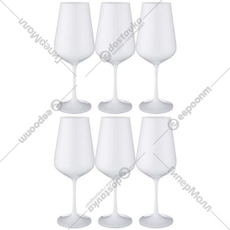 Набор бокалов для вина «Bohemia Crystal» D4594/450, 6 штук, 450 мл