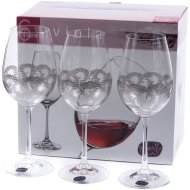 Набор бокалов для вина «Bohemia Crystal» Q9044/350, 6 штук, 350 мл