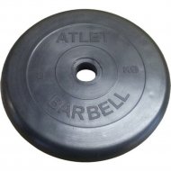 Диск для штанги «MB Barbell» Atlet, черный, 31 мм, 5 кг
