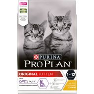 Корм для котят «Pro Plan» Original Kitten OptiStart, курица, 3 кг