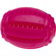 Игрушка для собак «Comfy» Dental, мяч-рэгби, аромат мяты, 113303, розовый
