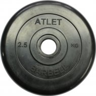 Диск для штанги «MB Barbell» Atlet, черный, 31 мм, 2.5 кг