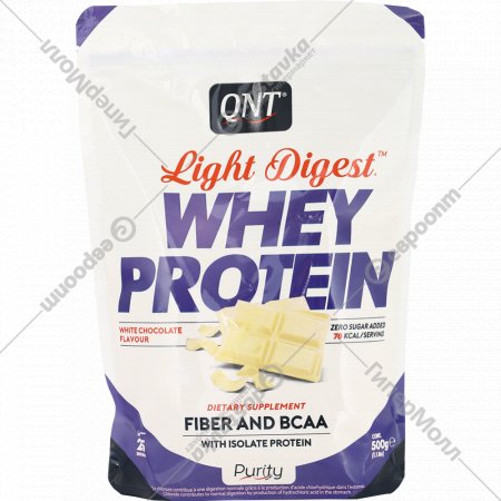 Протеин «QNT» Whey Light Digest, белый шоколад, 500 г