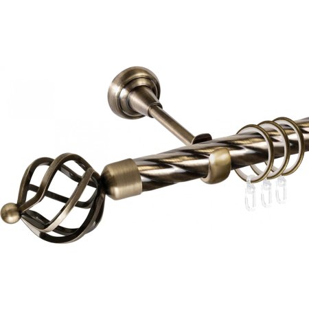 Карниз «АС Форос» Grace, D25К, Антик, Булава, 1.4 м