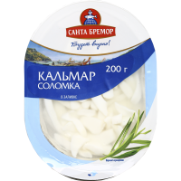 

Мясо кальмара в залив."БРЕМОР"солом.200г