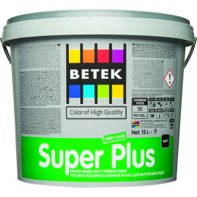 Краска «Betek» Super Plus, 15 л
