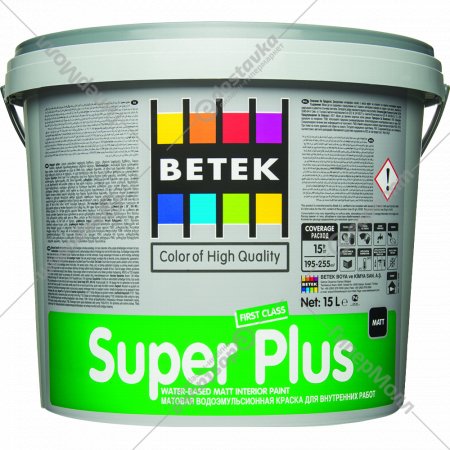 Краска «Betek» Super Plus, 7.5 л