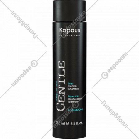 Шампунь для волос «Kapous» Gentlemen, мужской карбоновый, 2481, 250 мл