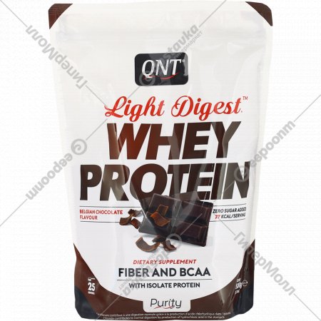 Протеин «QNT» Whey Light Digest, бельгийский шоколад, 500 г