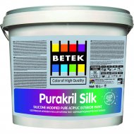 Краска «Betek» Purakril Silk White, 15 л